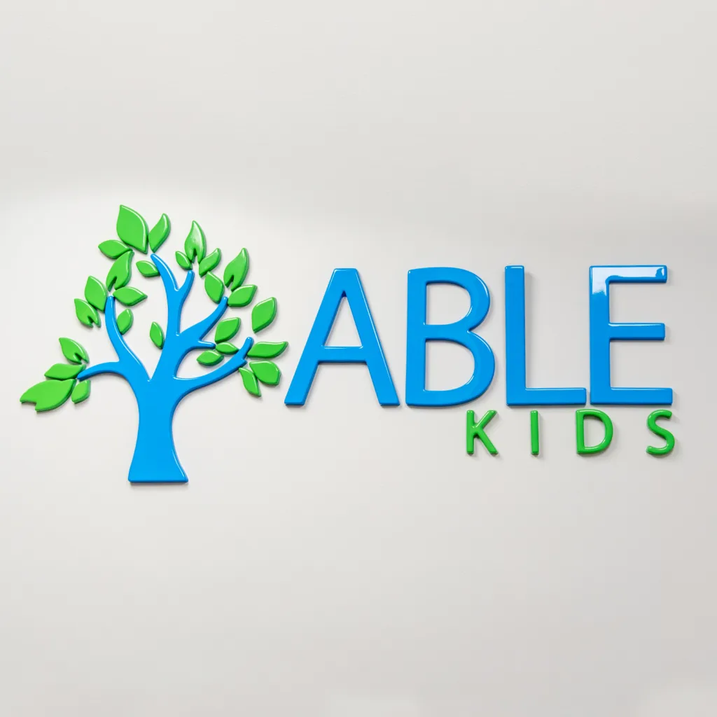 able kids signage